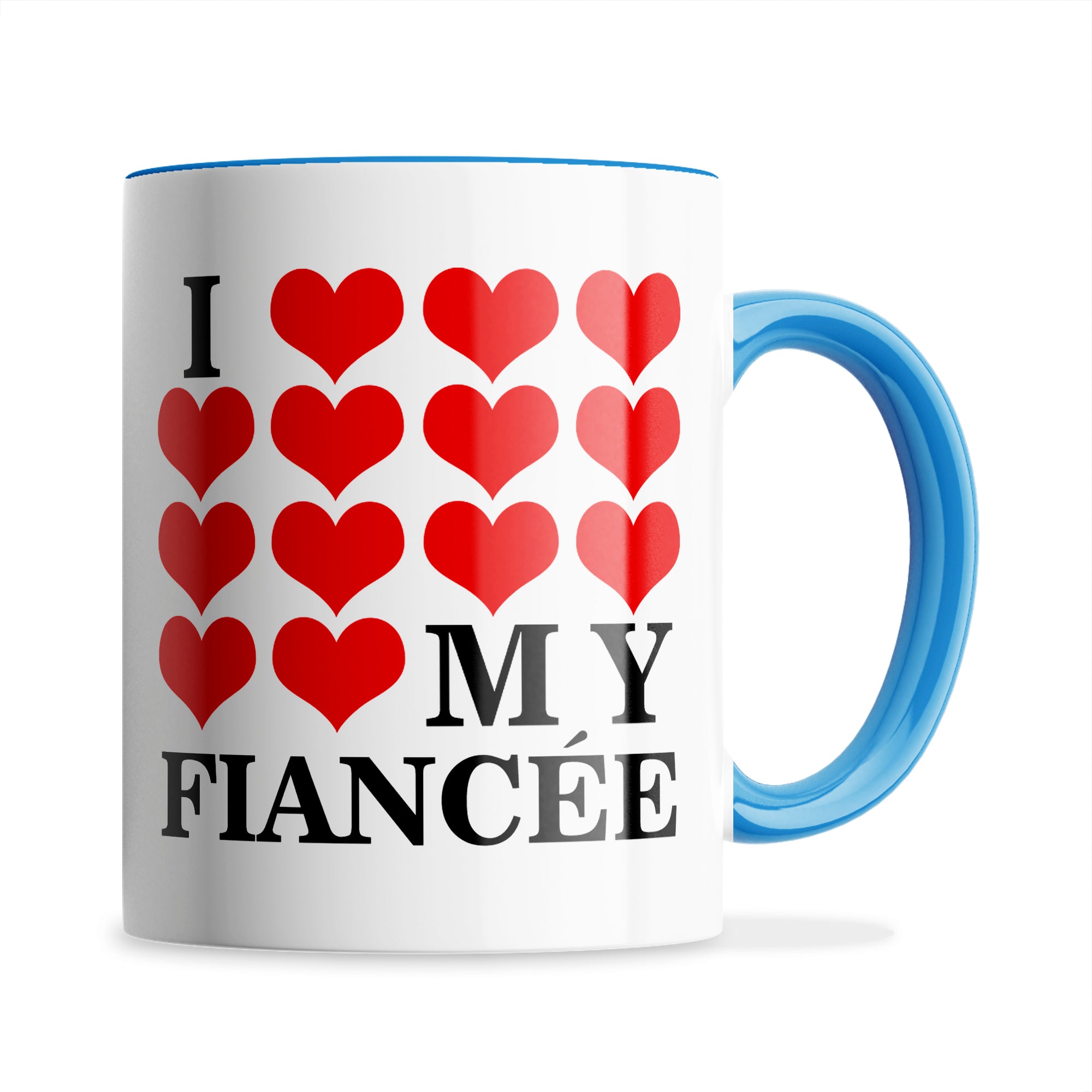 I Love My (Hearts Design) Ceramic Coffee / Tea Mug