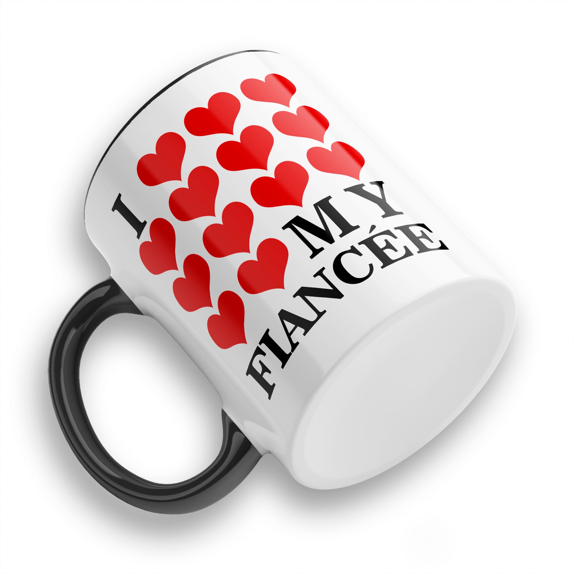 I Love My (Hearts Design) Ceramic Coffee / Tea Mug