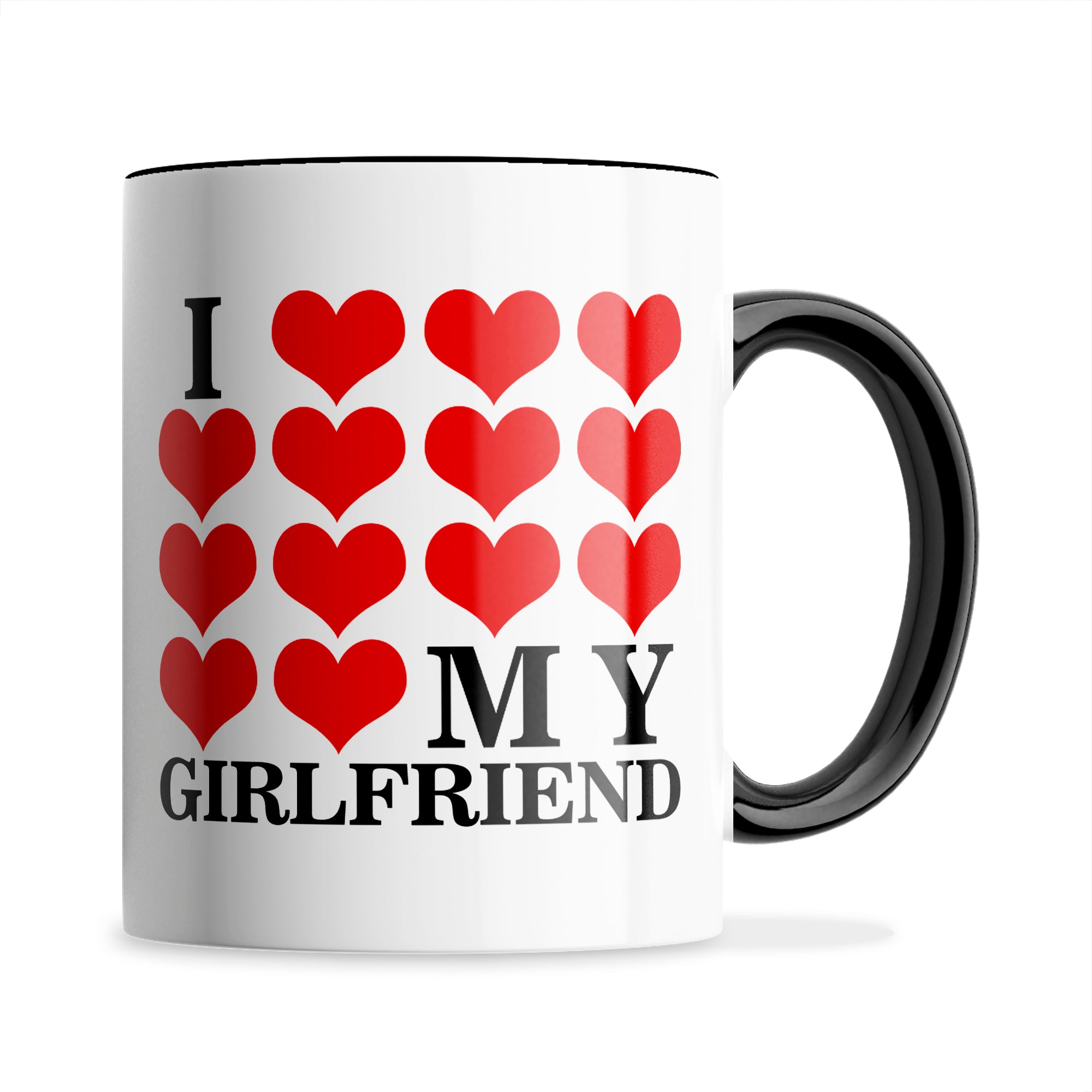 I Love My (Hearts Design) Ceramic Coffee / Tea Mug