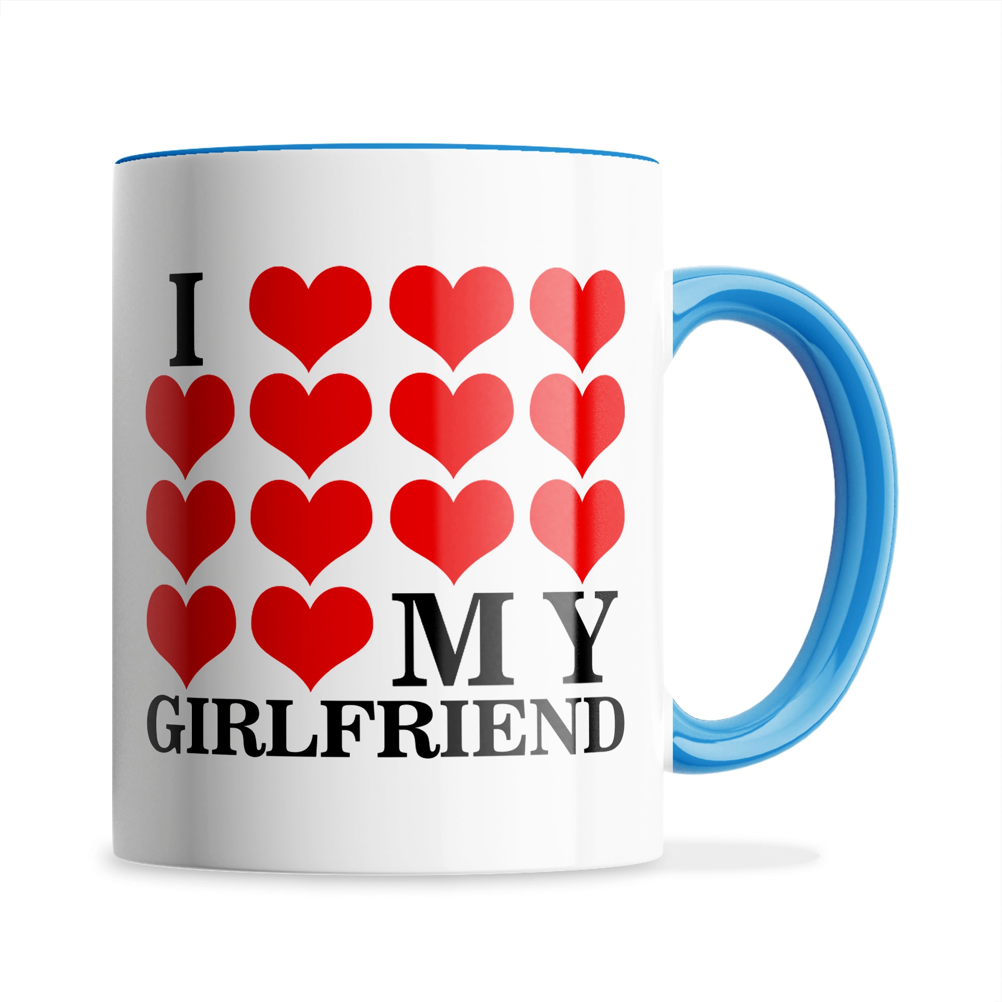 I Love My (Hearts Design) Ceramic Coffee / Tea Mug