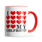 I Love My (Hearts Design) Ceramic Coffee / Tea Mug