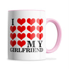 I Love My (Hearts Design) Ceramic Coffee / Tea Mug