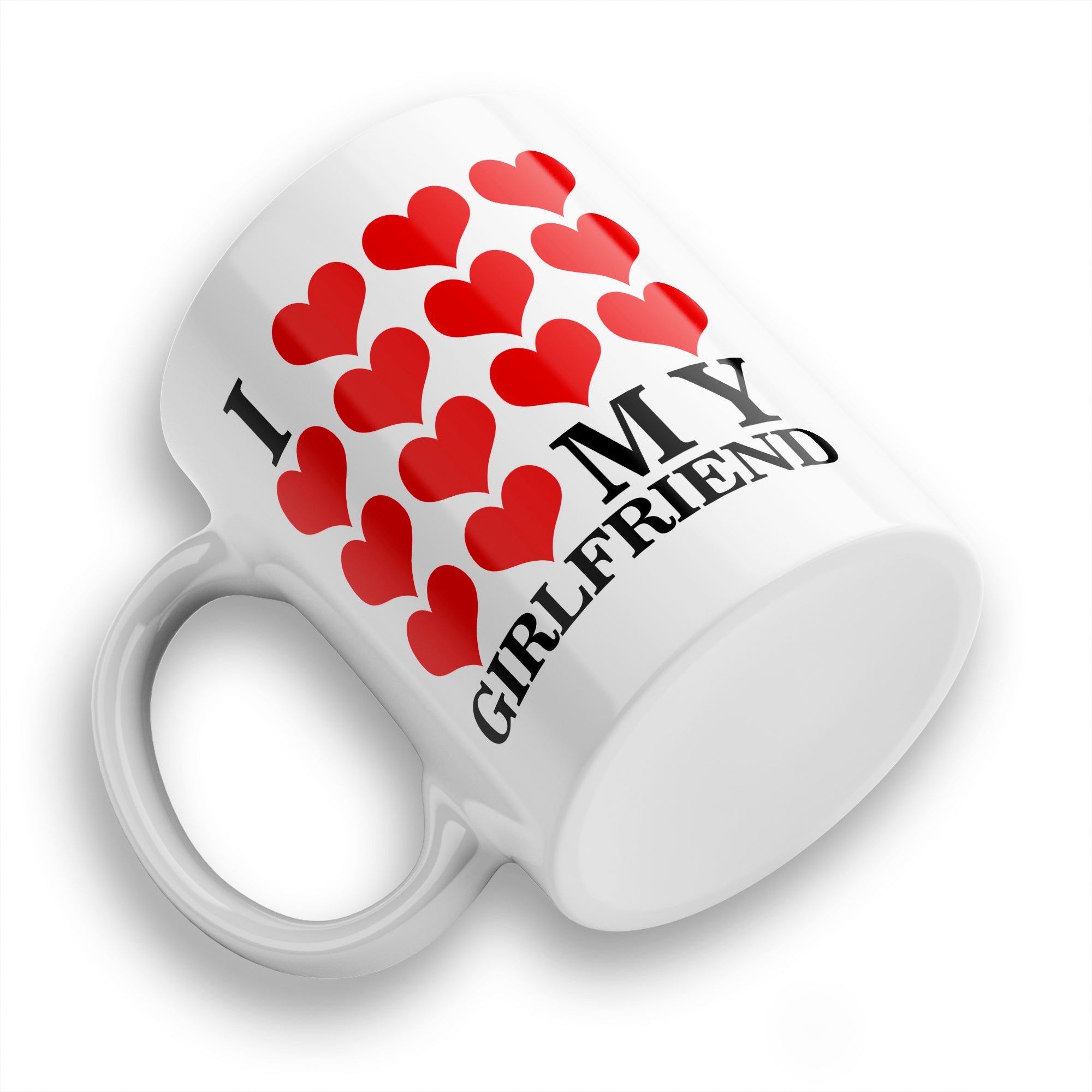 I Love My (Hearts Design) Ceramic Coffee / Tea Mug