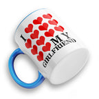 I Love My (Hearts Design) Ceramic Coffee / Tea Mug