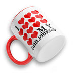 I Love My (Hearts Design) Ceramic Coffee / Tea Mug