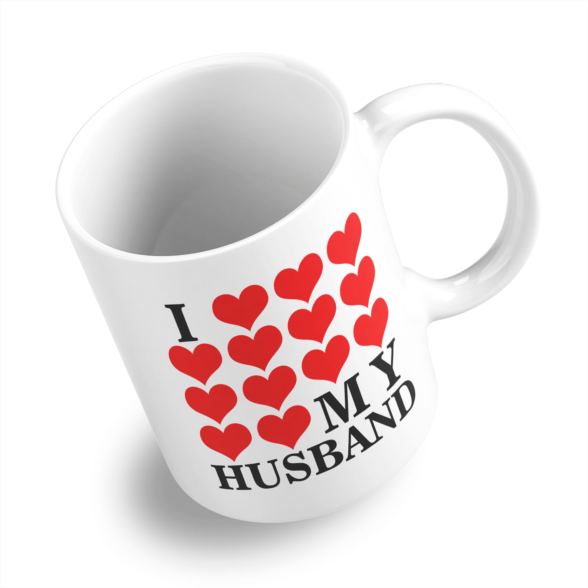 I Love My (Hearts Design) Ceramic Coffee / Tea Mug