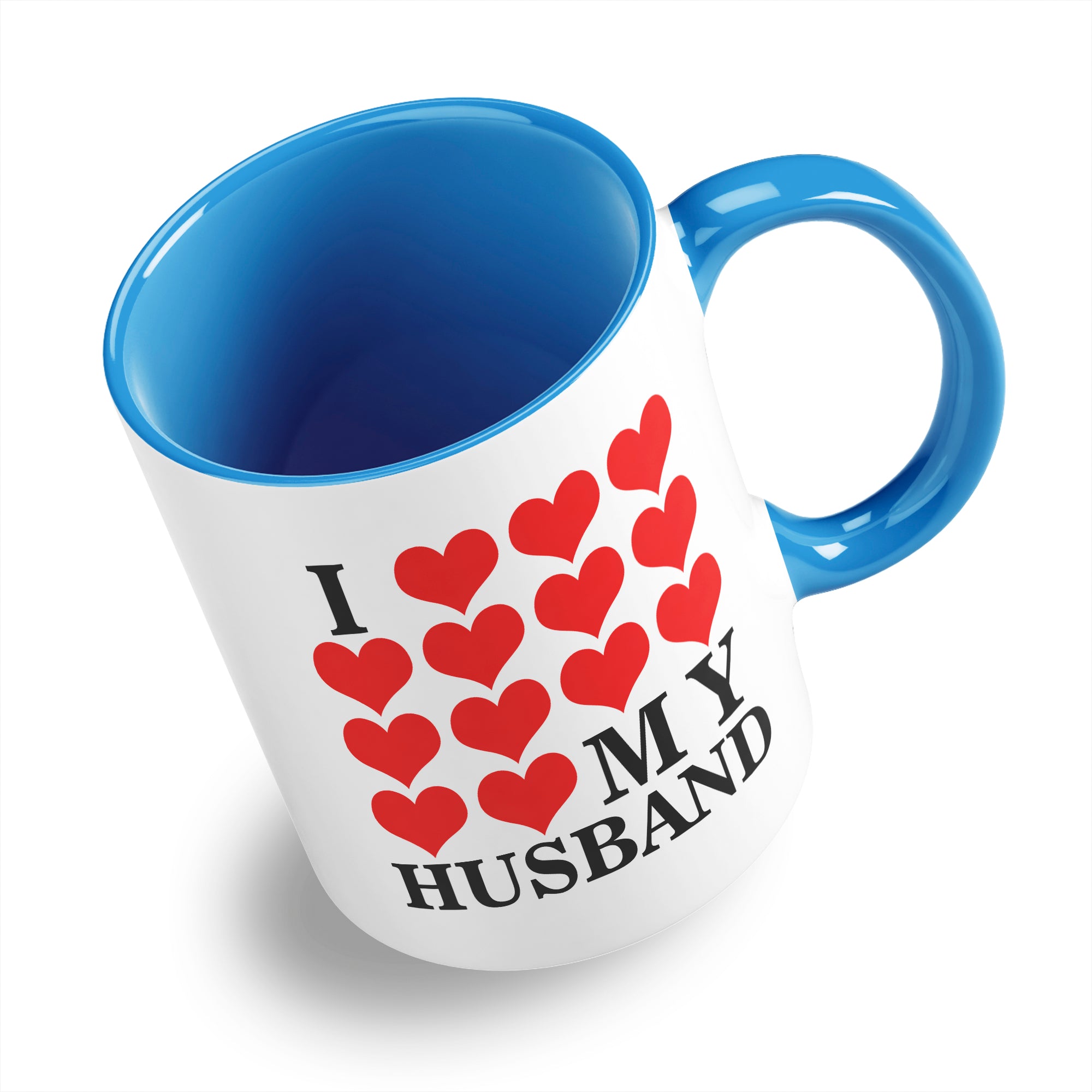 I Love My (Hearts Design) Ceramic Coffee / Tea Mug