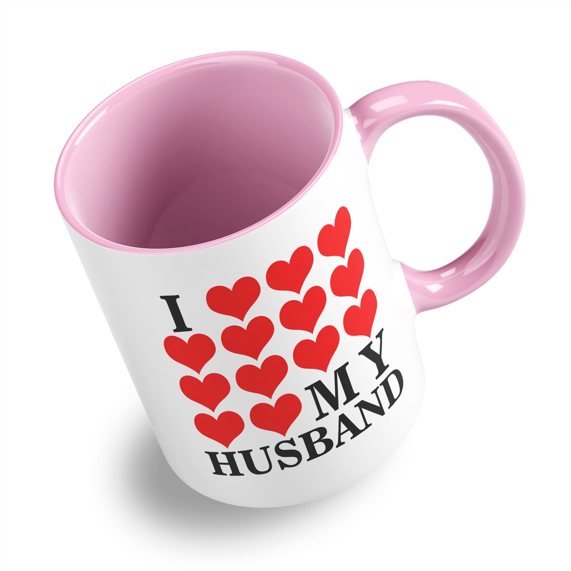 I Love My (Hearts Design) Ceramic Coffee / Tea Mug