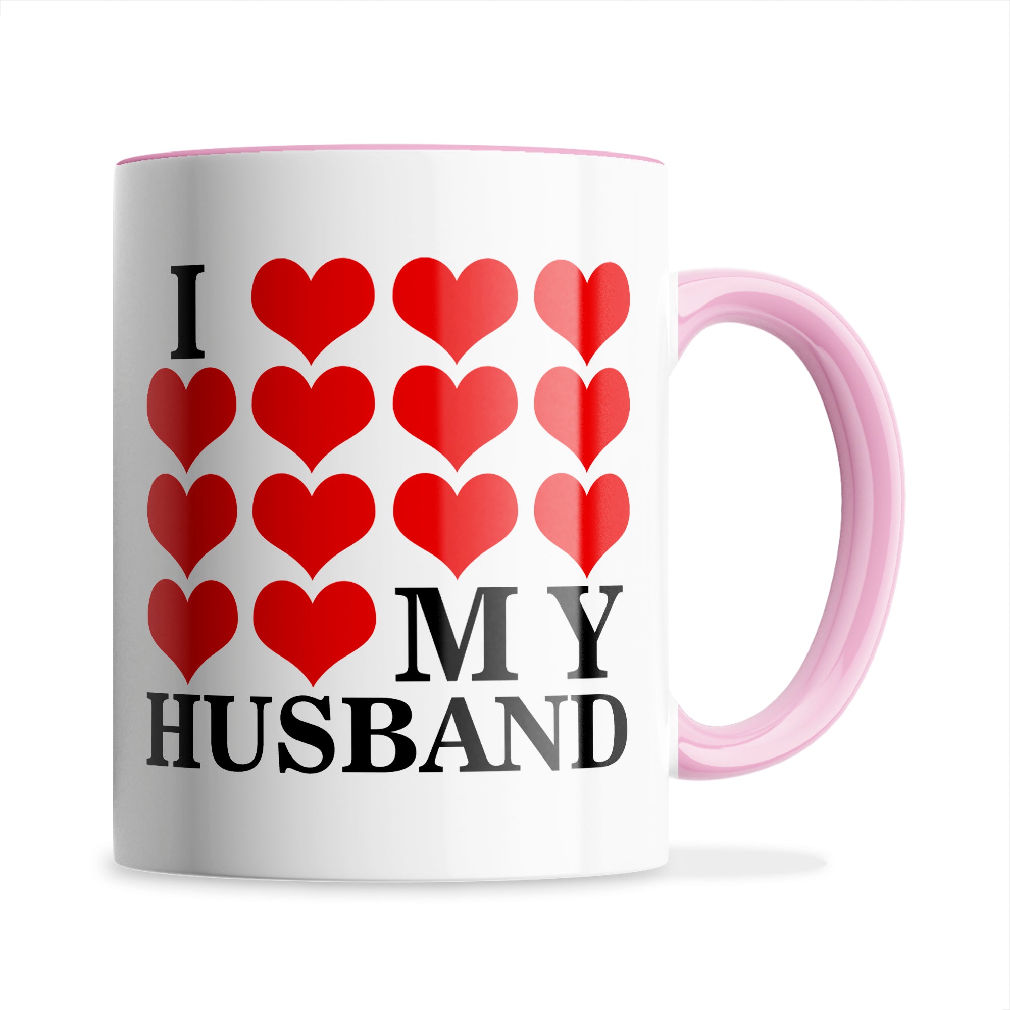 I Love My (Hearts Design) Ceramic Coffee / Tea Mug