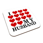 I Love My (Heart Design) Ceramic Mug With High-Gloss Coaster