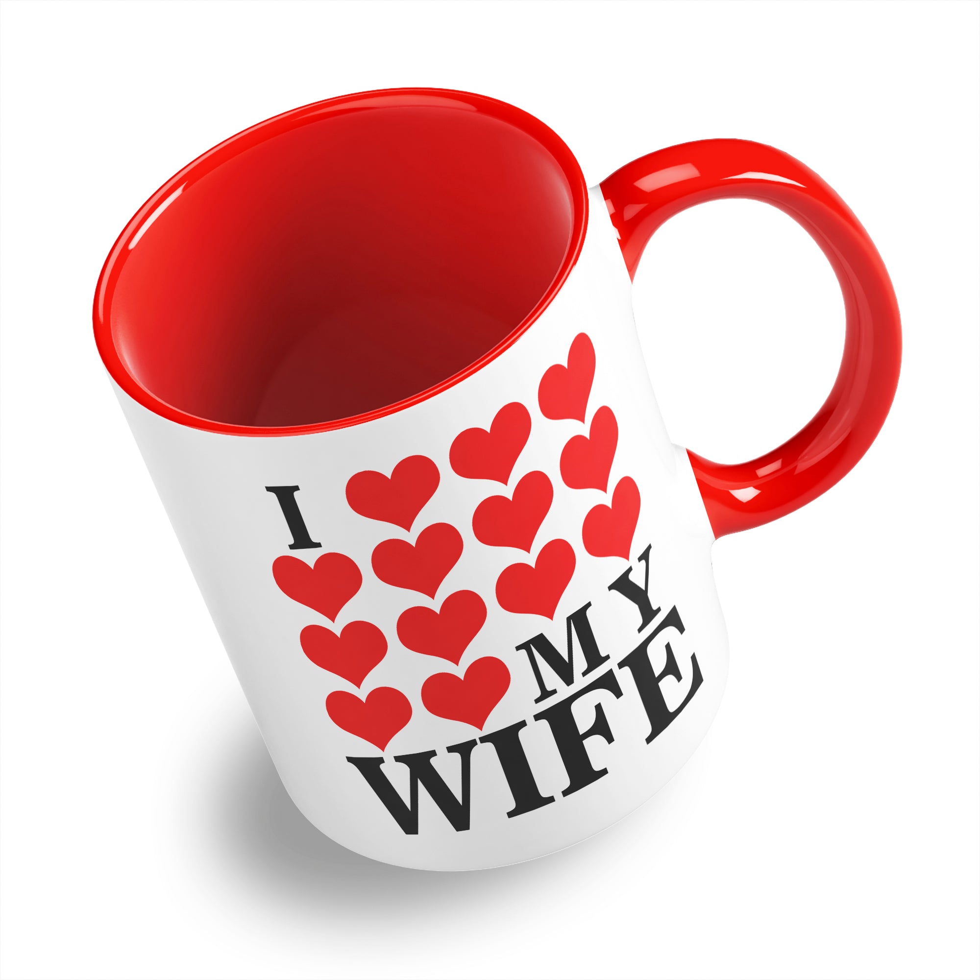 I Love My (Hearts Design) Ceramic Coffee / Tea Mug