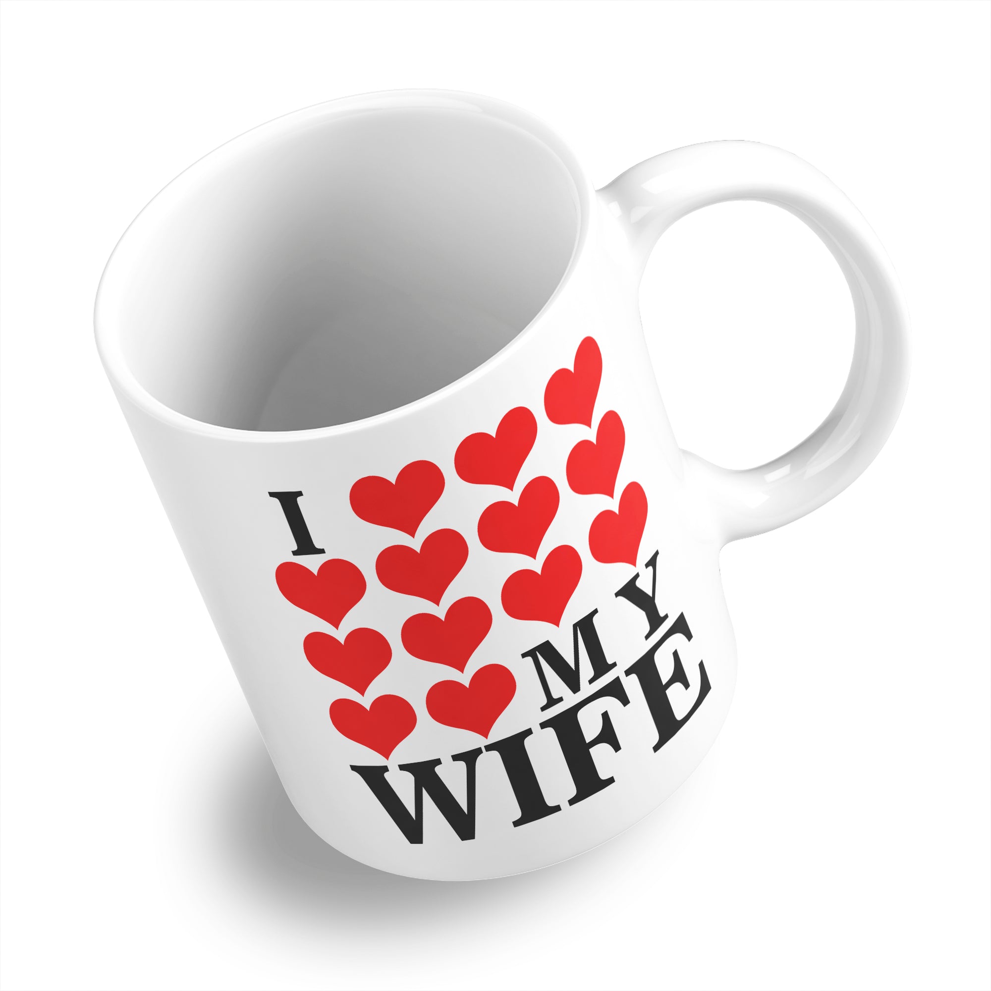 I Love My (Hearts Design) Ceramic Coffee / Tea Mug