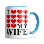 I Love My (Hearts Design) Ceramic Coffee / Tea Mug