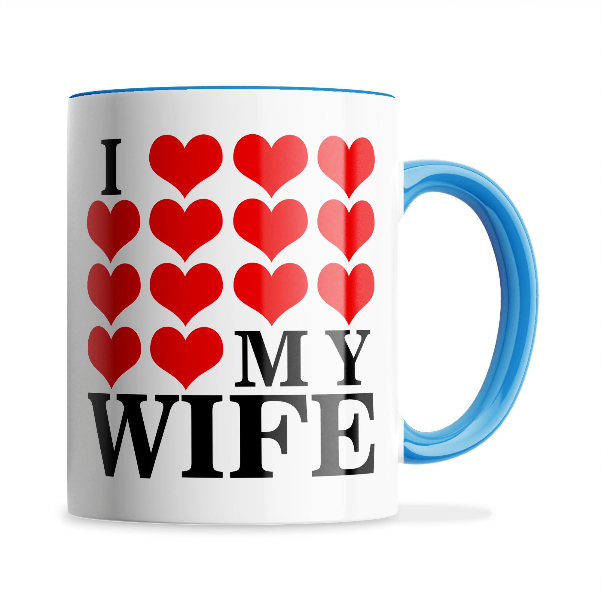 I Love My (Hearts Design) Ceramic Coffee / Tea Mug