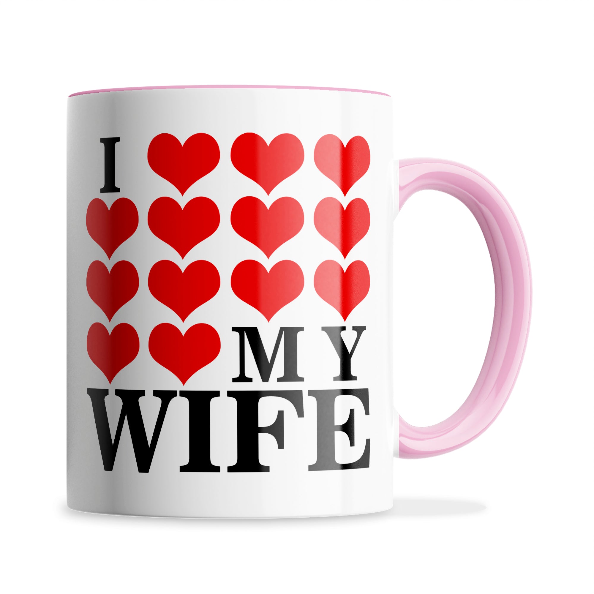 I Love My (Hearts Design) Ceramic Coffee / Tea Mug