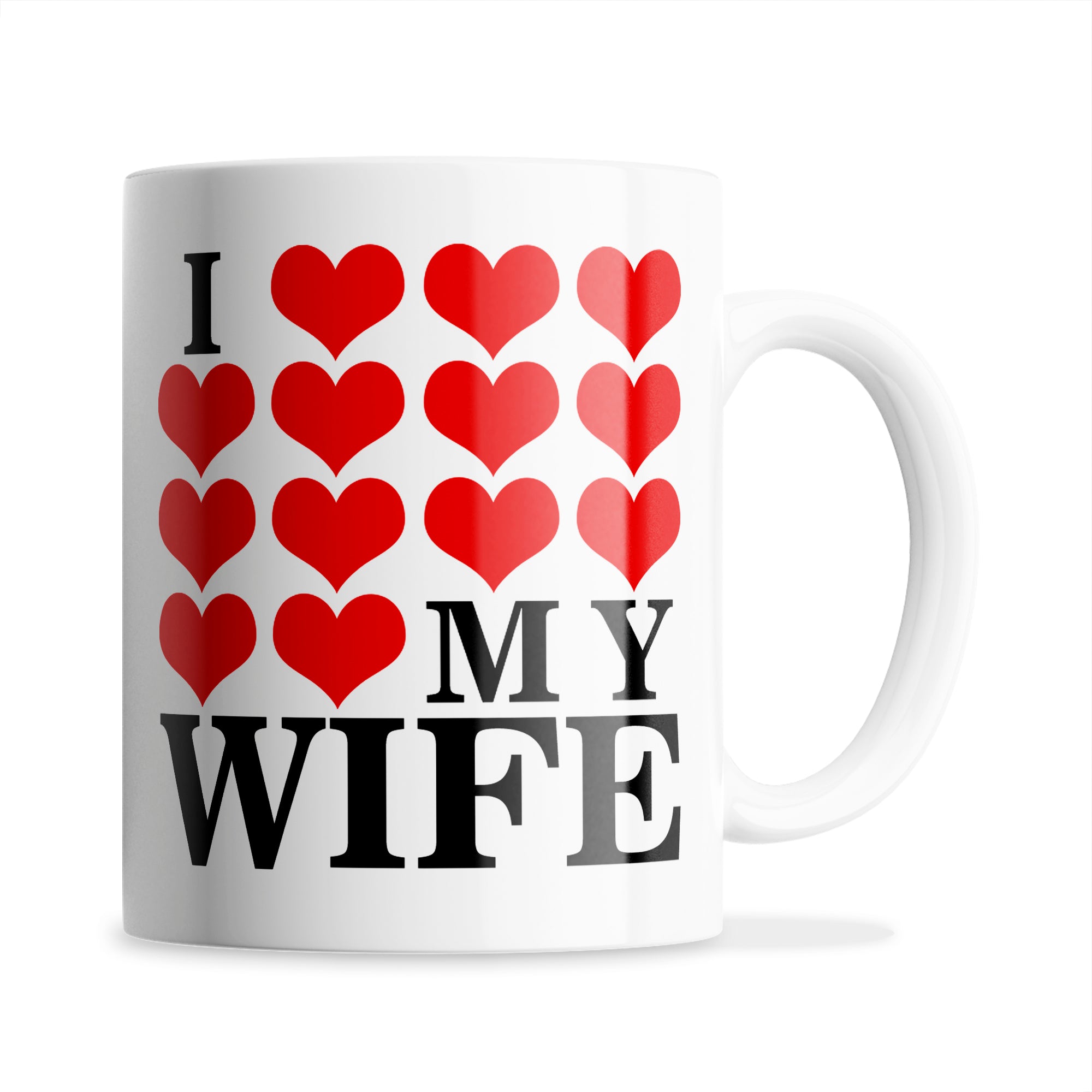 I Love My (Hearts Design) Ceramic Coffee / Tea Mug