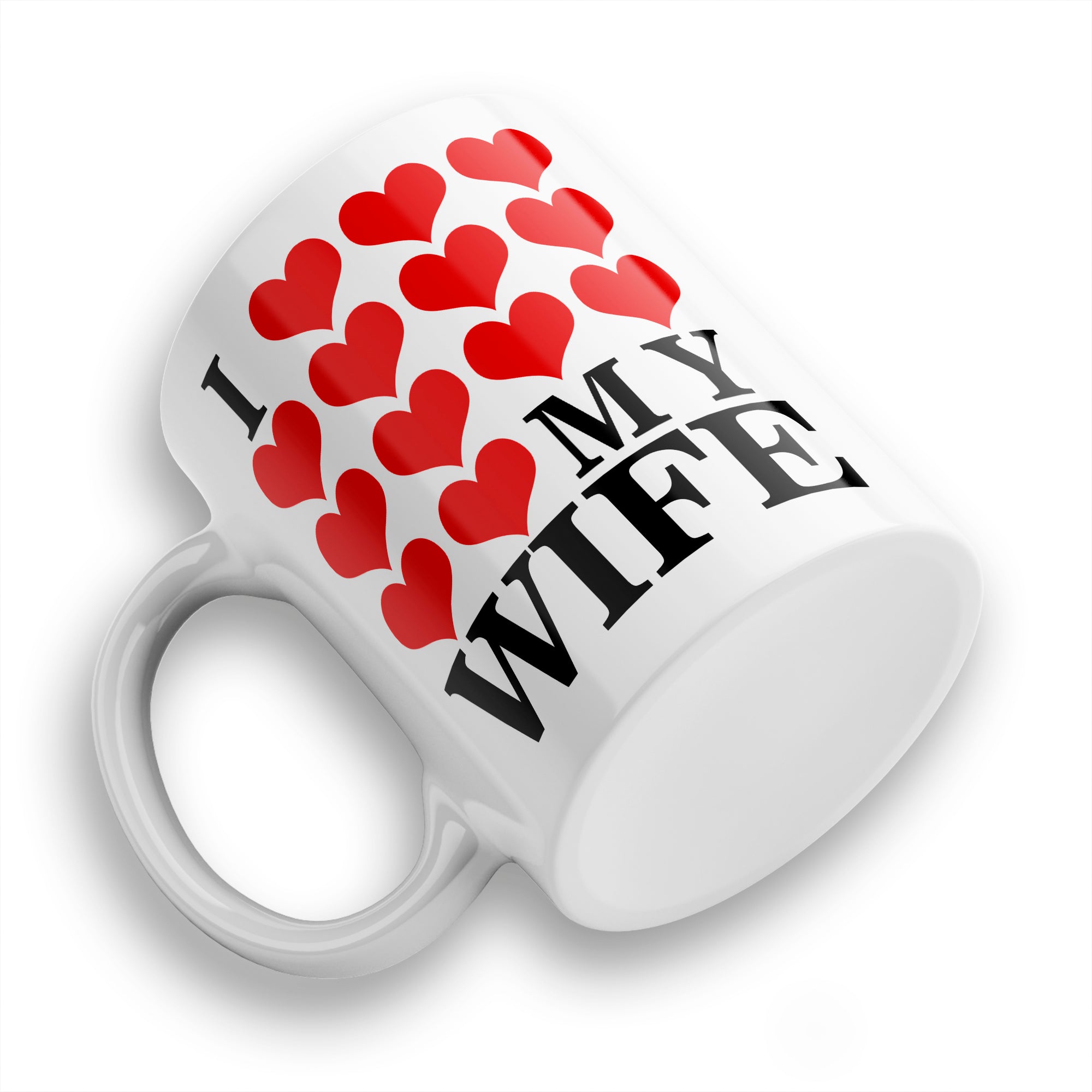 I Love My (Hearts Design) Ceramic Coffee / Tea Mug