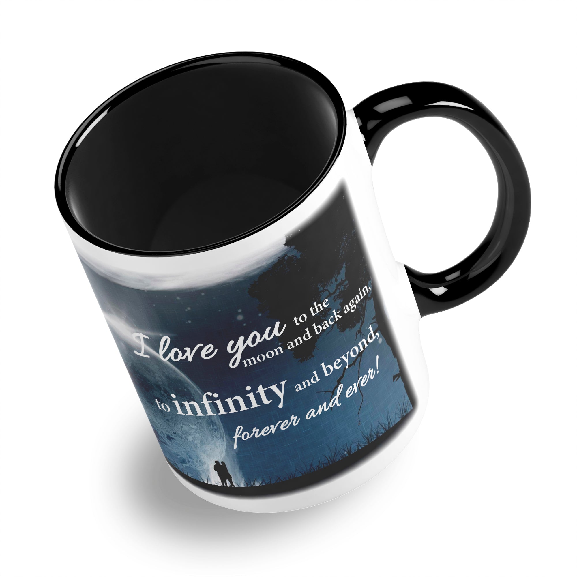 I Love You To The Moon And Back Again Ceramic Coffee / Tea Mug