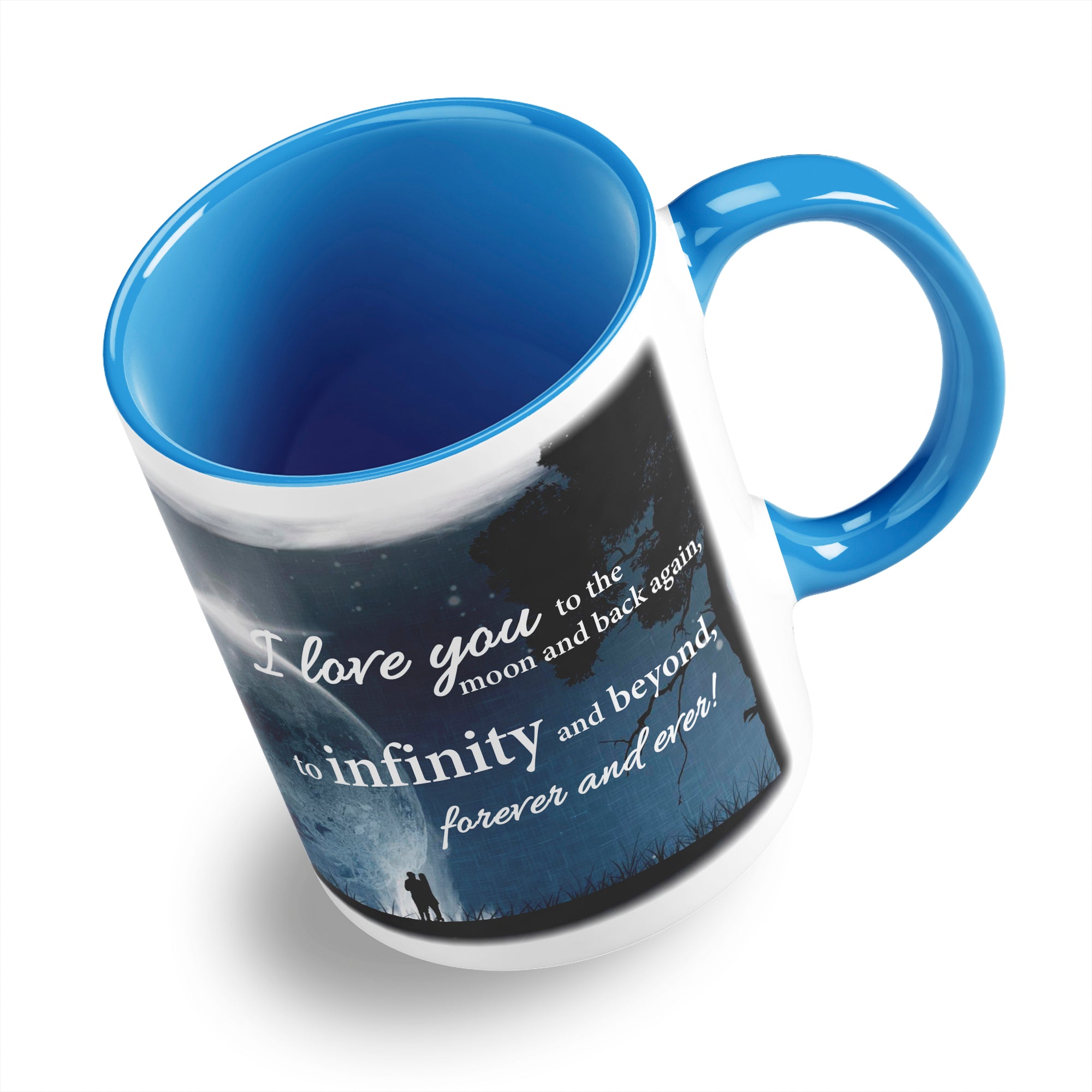 I Love You To The Moon And Back Again Ceramic Coffee / Tea Mug