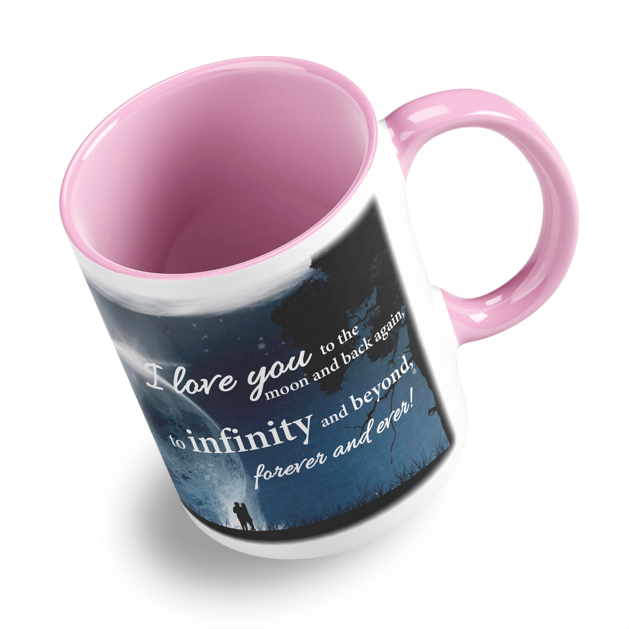I Love You To The Moon And Back Again Ceramic Coffee / Tea Mug