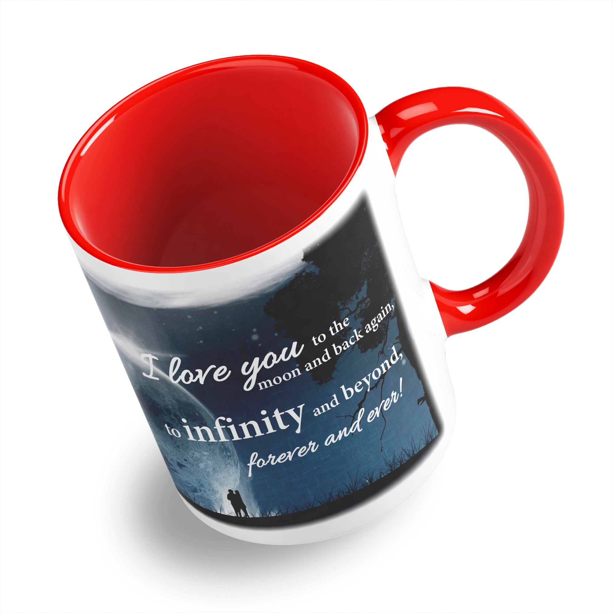 I Love You To The Moon And Back Again Ceramic Coffee / Tea Mug