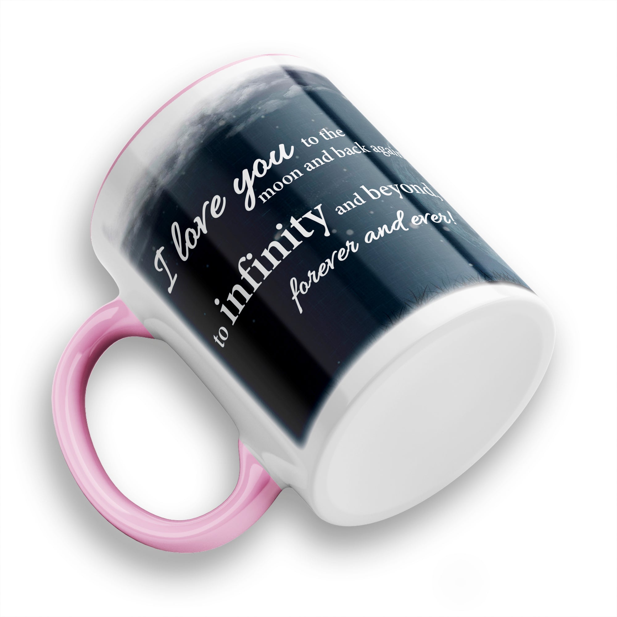 I Love You To The Moon And Back Again Ceramic Coffee / Tea Mug