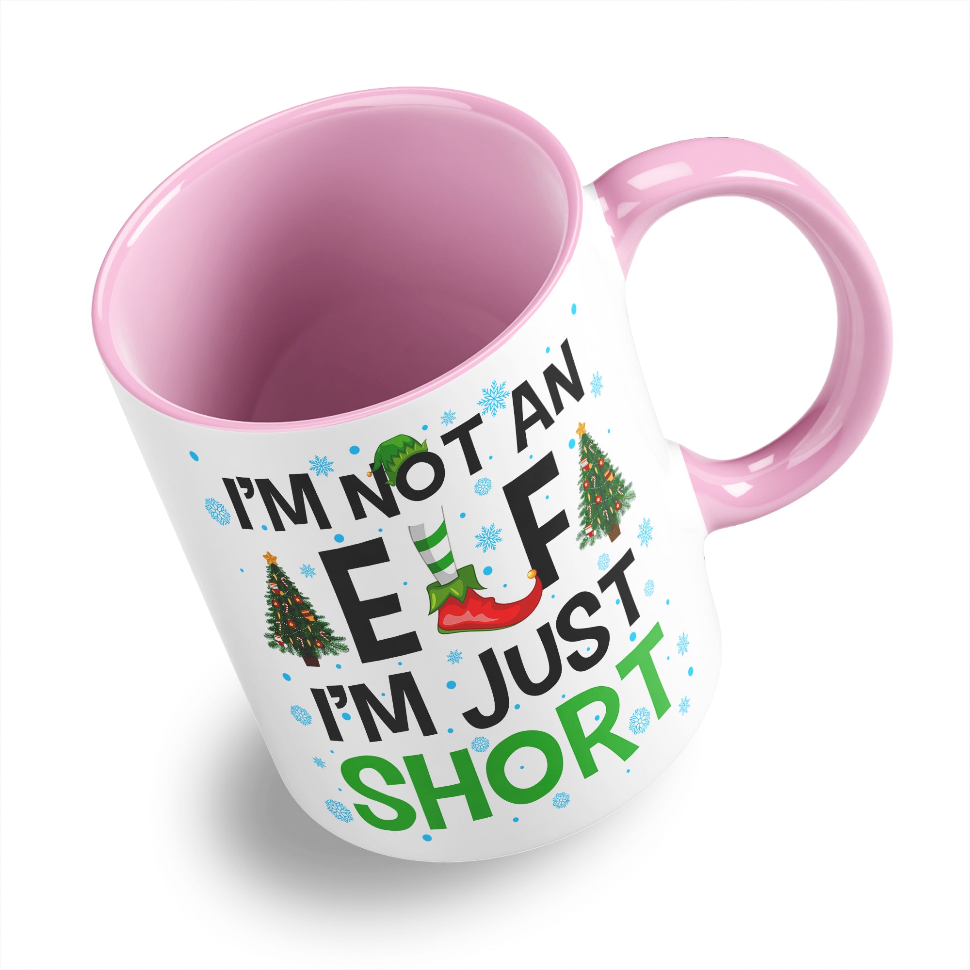 I'm Not An Elf I'm Just Short Funny Christmas Ceramic Coffee / Tea Mug