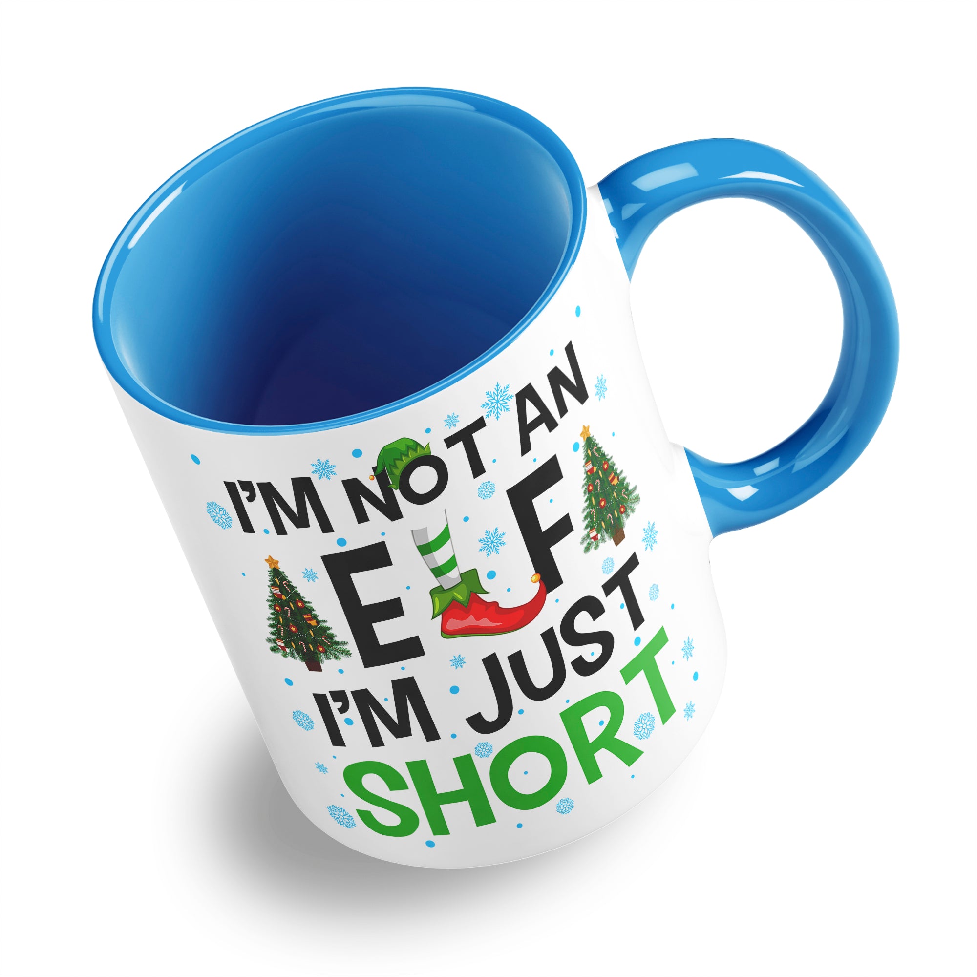 I'm Not An Elf I'm Just Short Funny Christmas Ceramic Coffee / Tea Mug