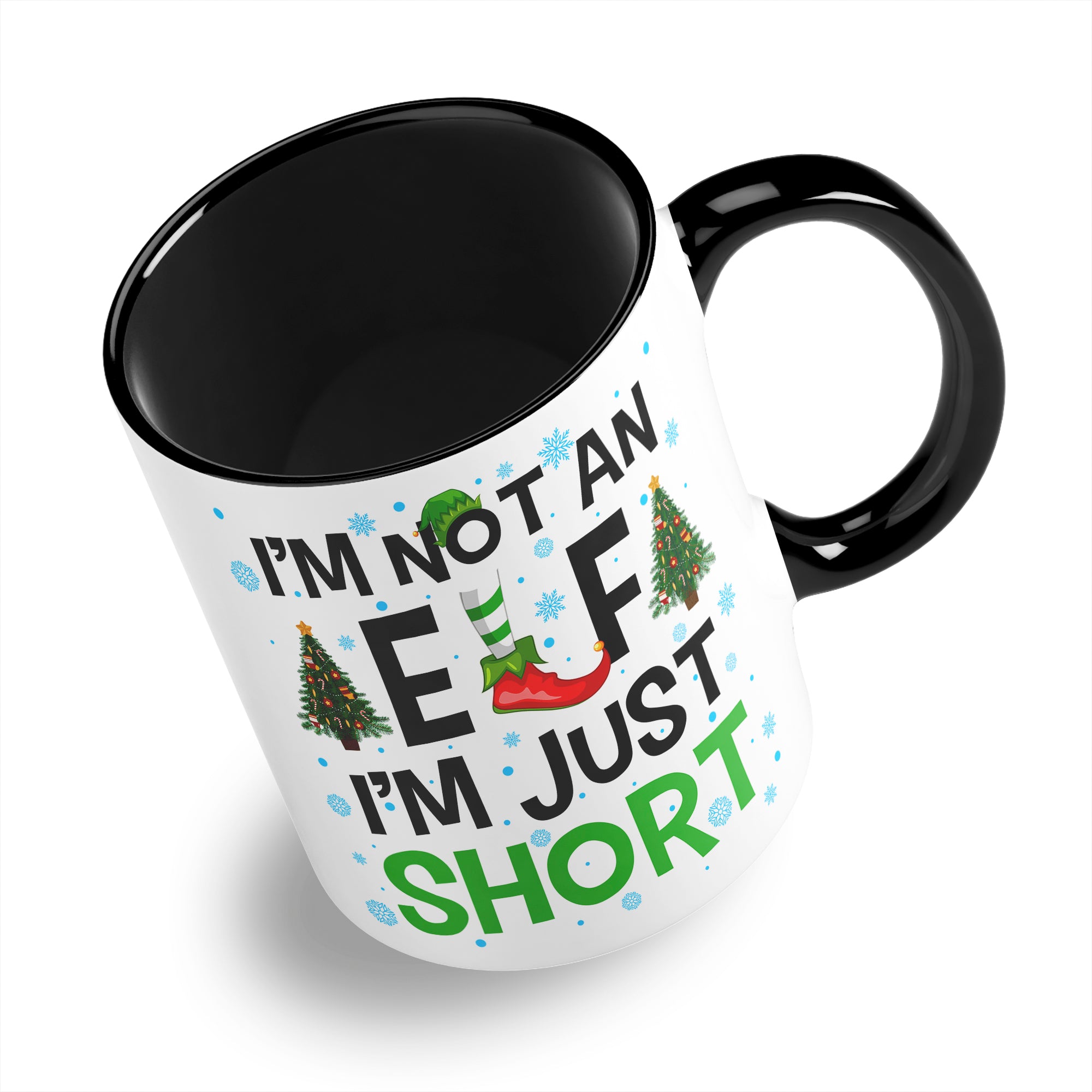 I'm Not An Elf I'm Just Short Funny Christmas Ceramic Coffee / Tea Mug