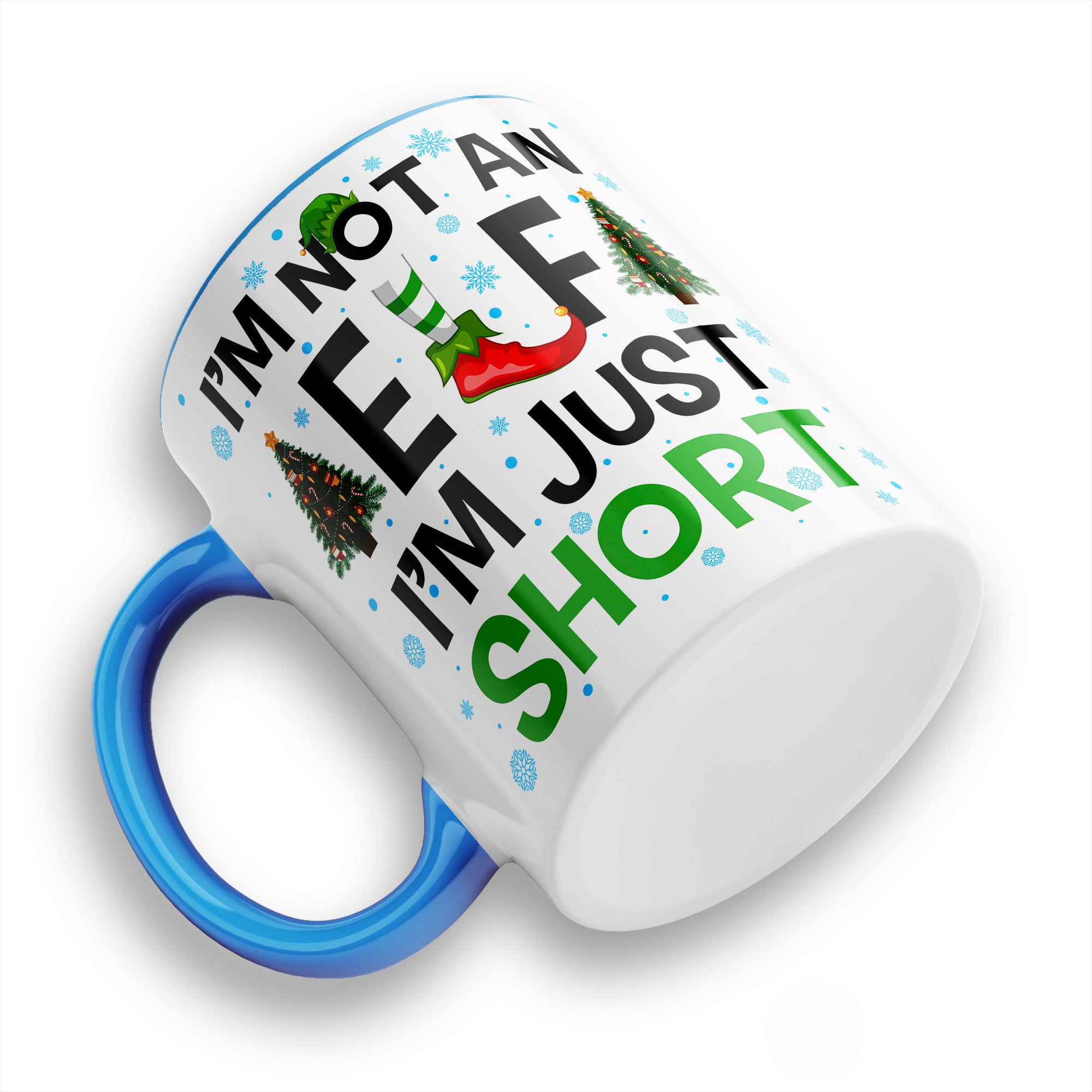 I'm Not An Elf I'm Just Short Funny Christmas Ceramic Coffee / Tea Mug