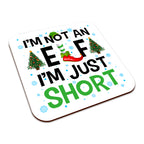 I'm Not An Elf I'm Just Short Christmas Ceramic Mug With High-Gloss Coaster
