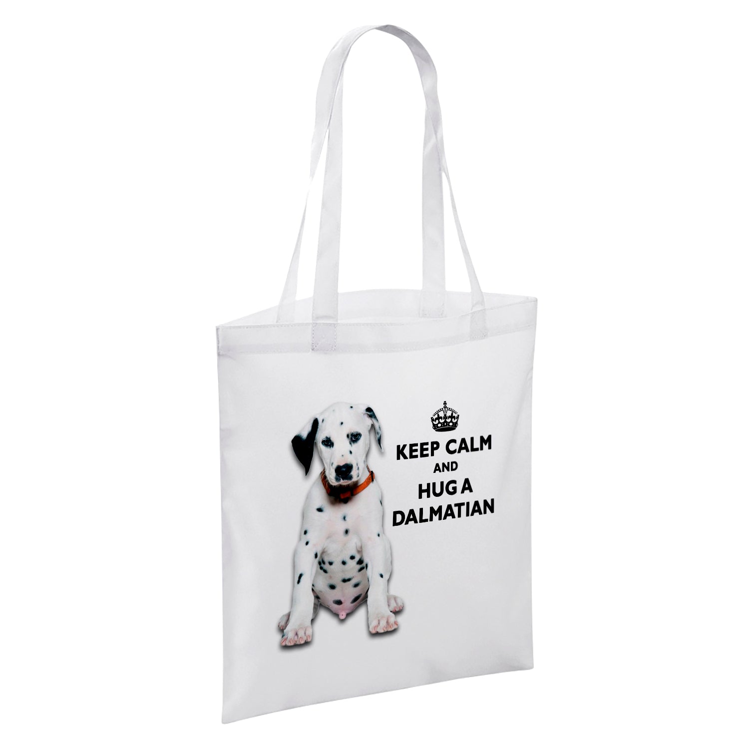 Keep Calm And Hug An Animal (Various) White Reusable Shopper Tote Bag