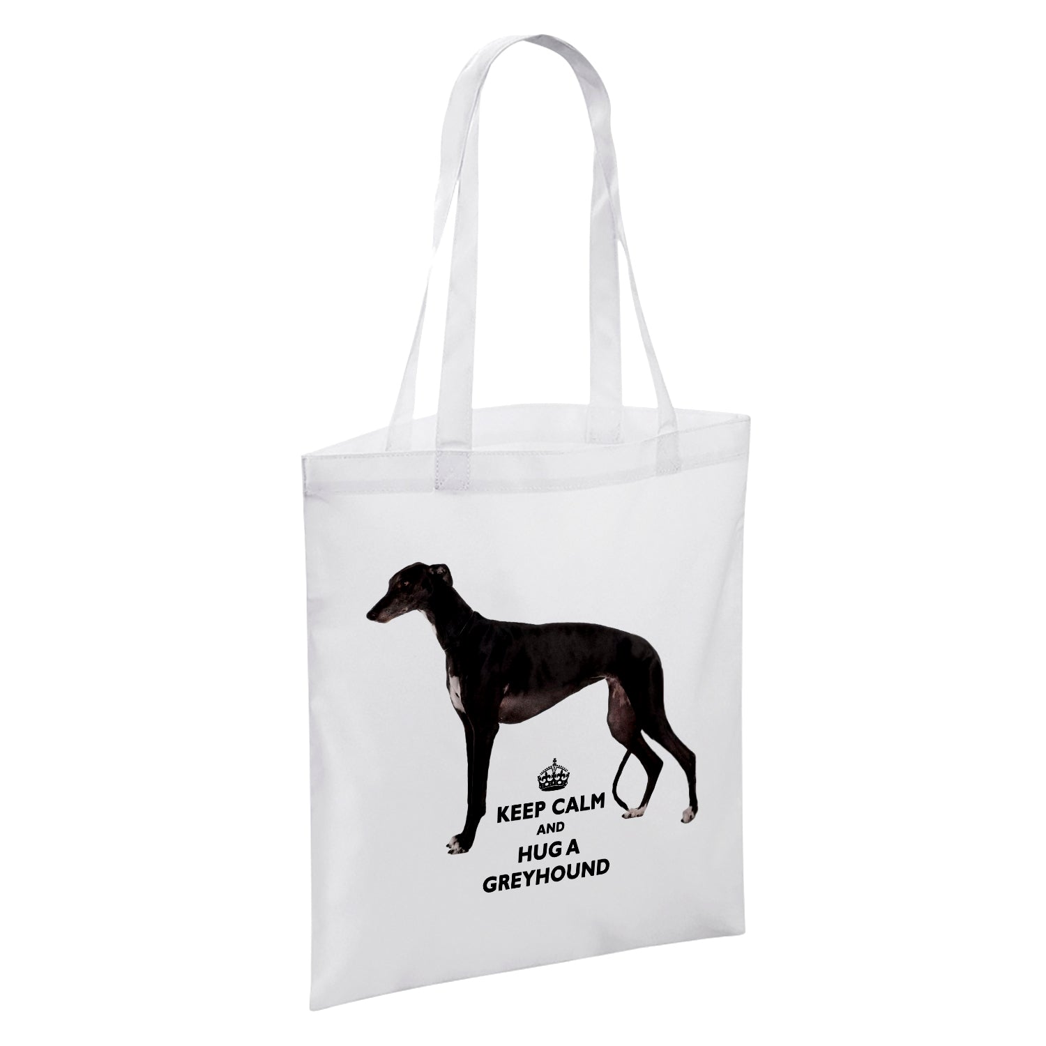 Keep Calm And Hug An Animal (Various) White Reusable Shopper Tote Bag
