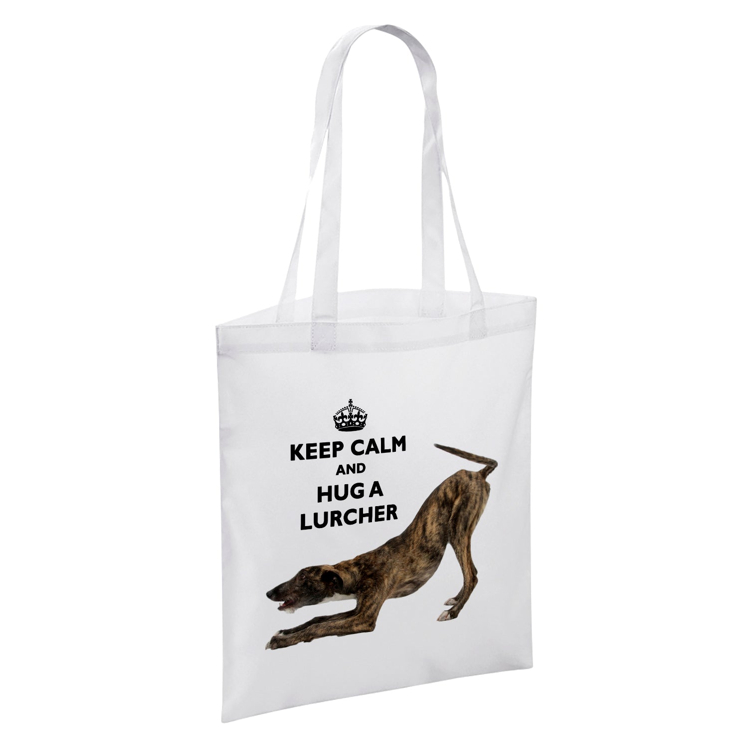 Keep Calm And Hug An Animal (Various) White Reusable Shopper Tote Bag