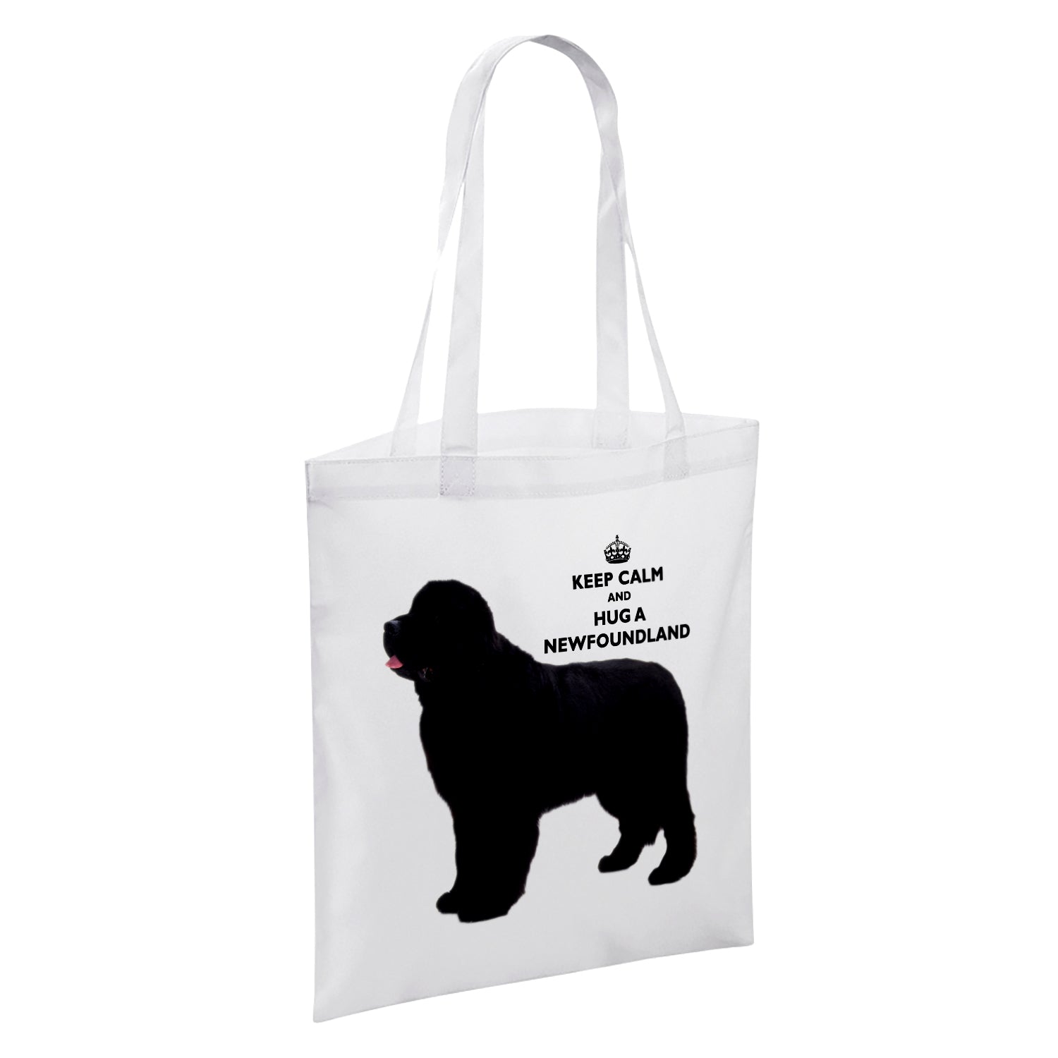 Keep Calm And Hug An Animal (Various) White Reusable Shopper Tote Bag