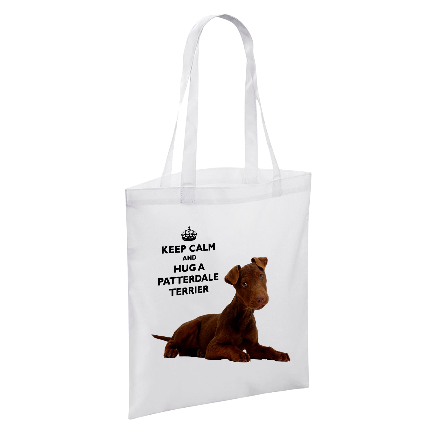 Keep Calm And Hug An Animal (Various) White Reusable Shopper Tote Bag