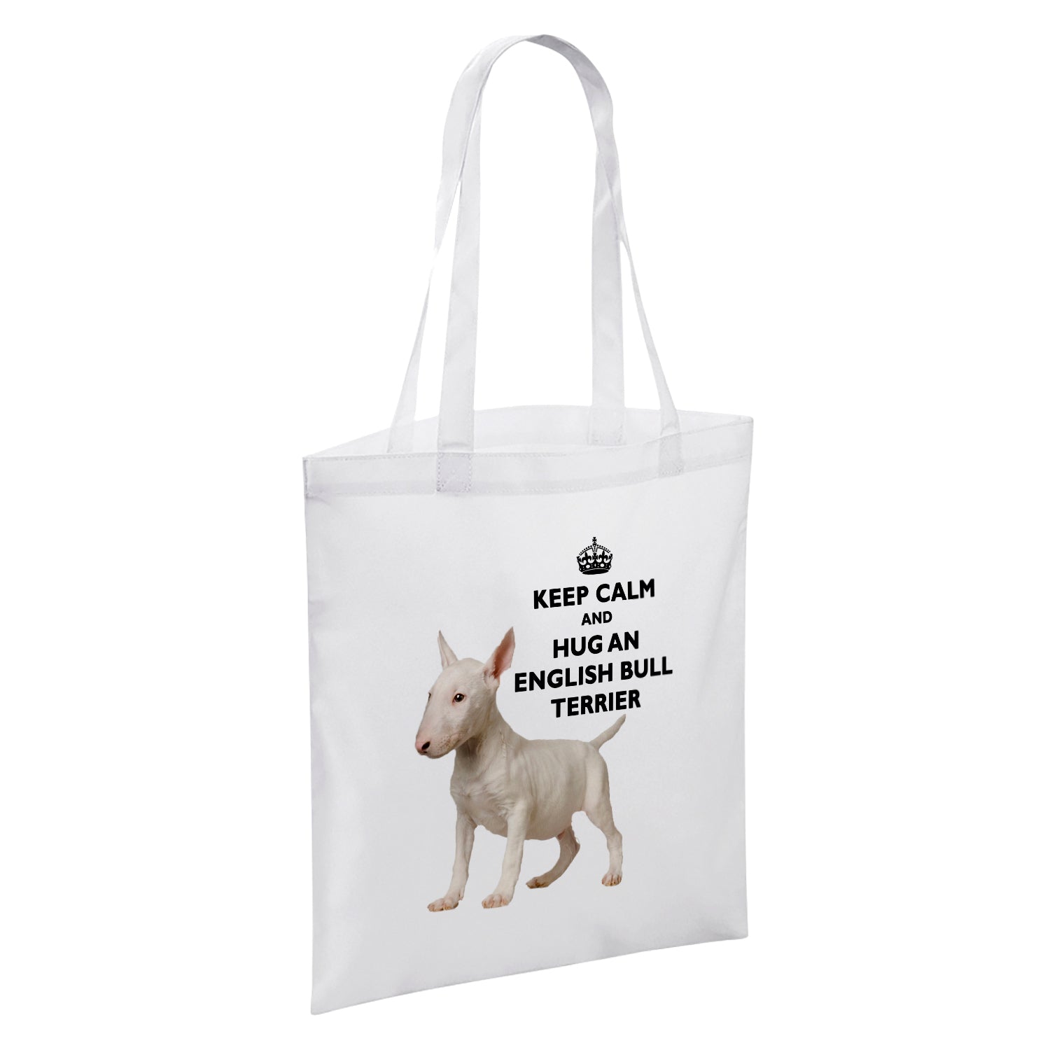 Keep Calm And Hug An Animal (Various) White Reusable Shopper Tote Bag
