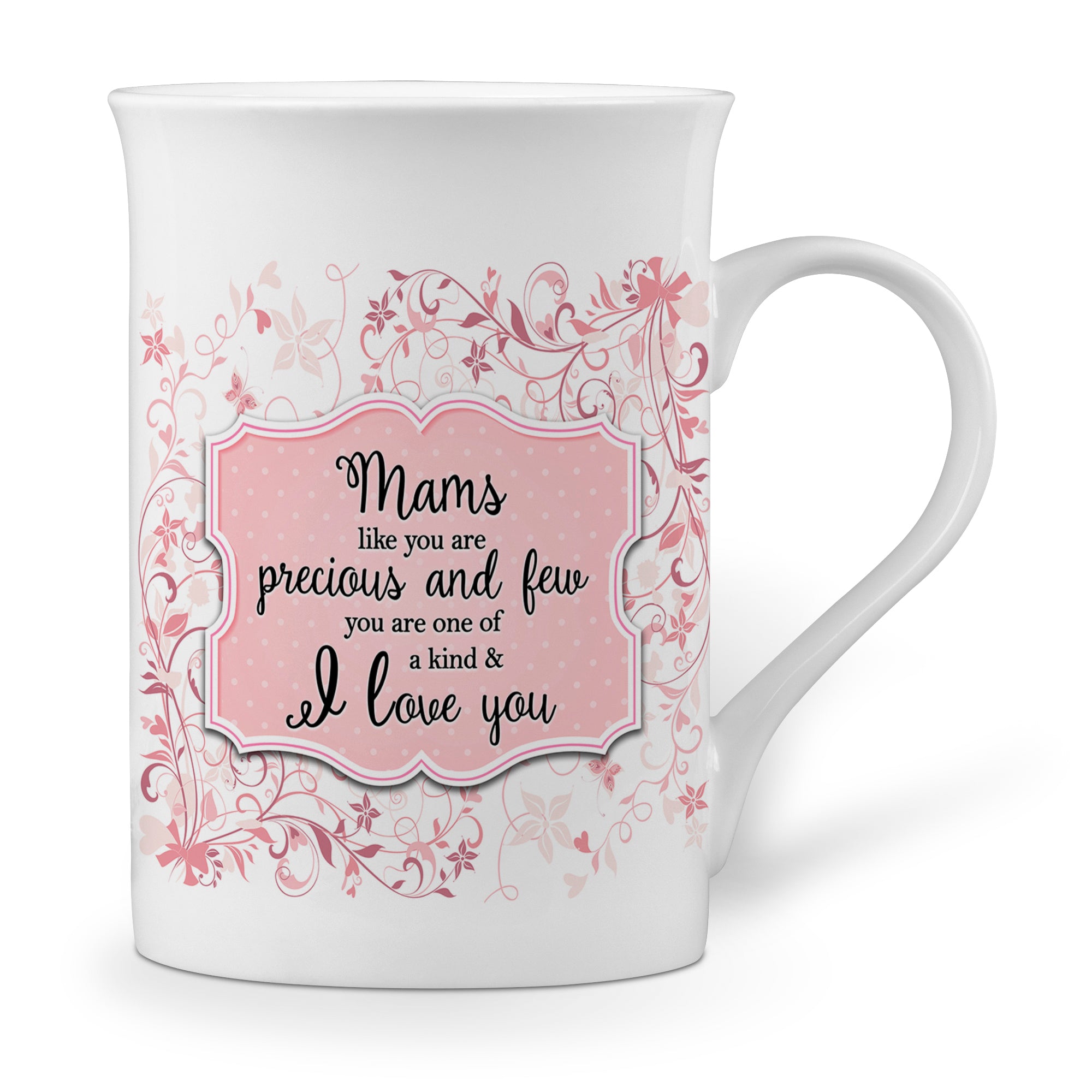 You Are One Of A Kind I Love You (Relation) Floral Windsor Bone China Mug