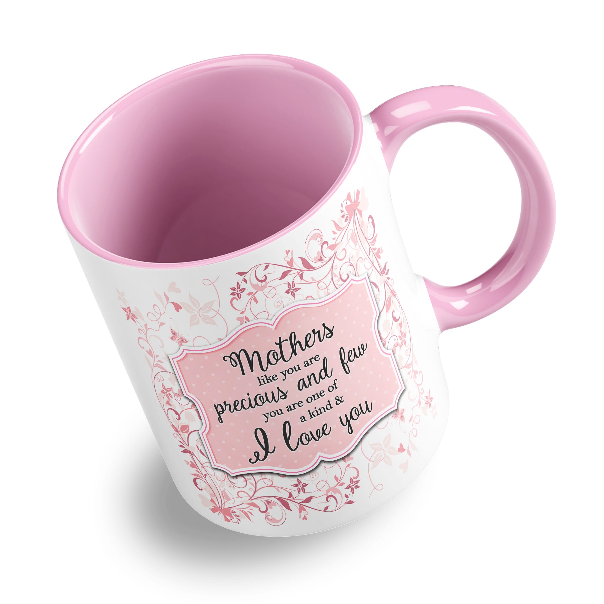 You Are One Of A Kind I Love You (Relation) Floral Ceramic Coffee / Tea Mug
