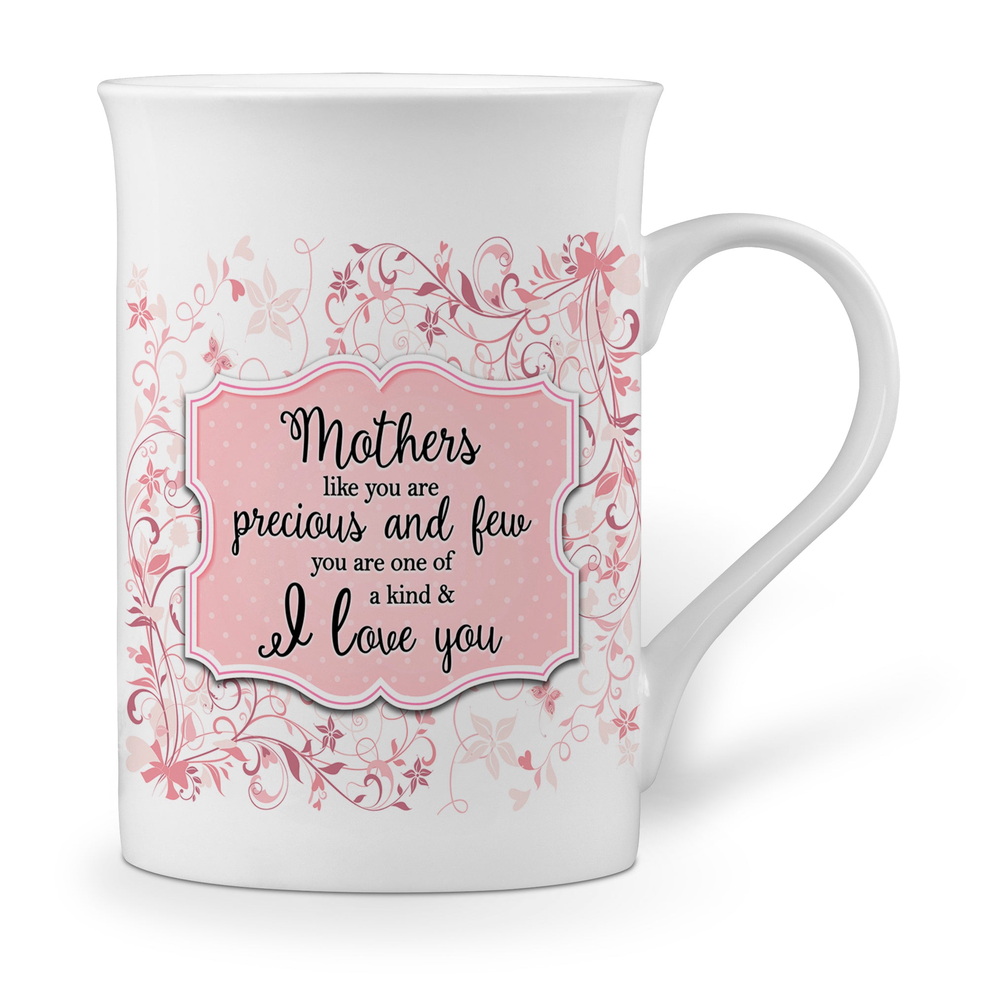 You Are One Of A Kind I Love You (Relation) Floral Windsor Bone China Mug
