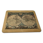 Old World Map Rubber Non-slip Computer PC Mousemat - Standard