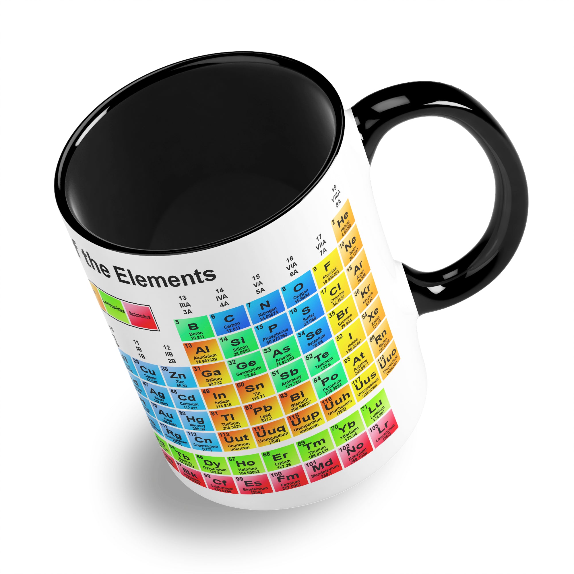 Periodic Table of the Elements Ceramic Coffee / Tea Mug