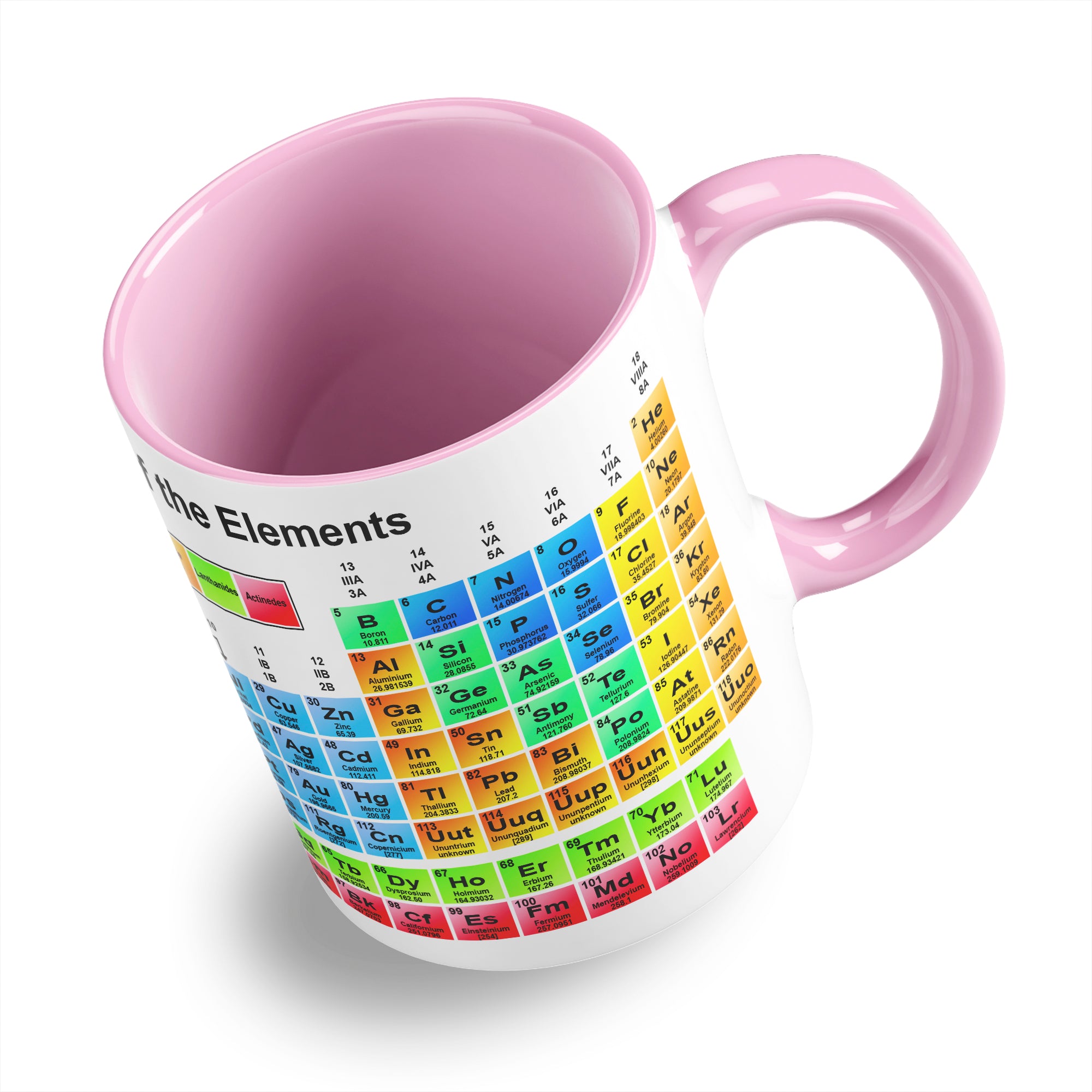 Periodic Table of the Elements Ceramic Coffee / Tea Mug