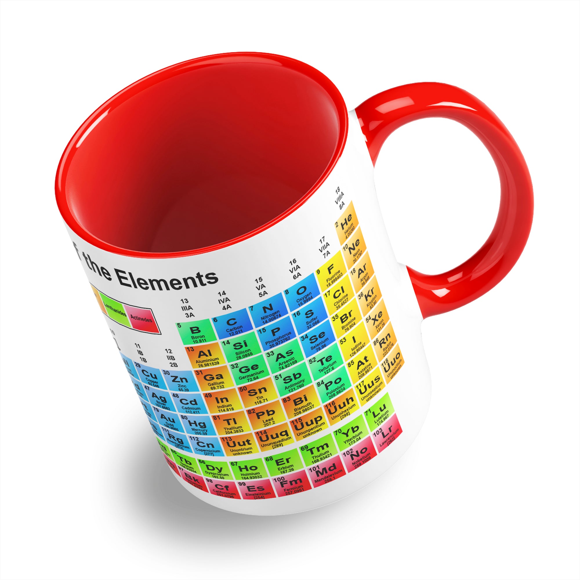 Periodic Table of the Elements Ceramic Coffee / Tea Mug