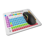Periodic Table of the Elements Rubber Non-slip Computer PC Mousemat - Standard