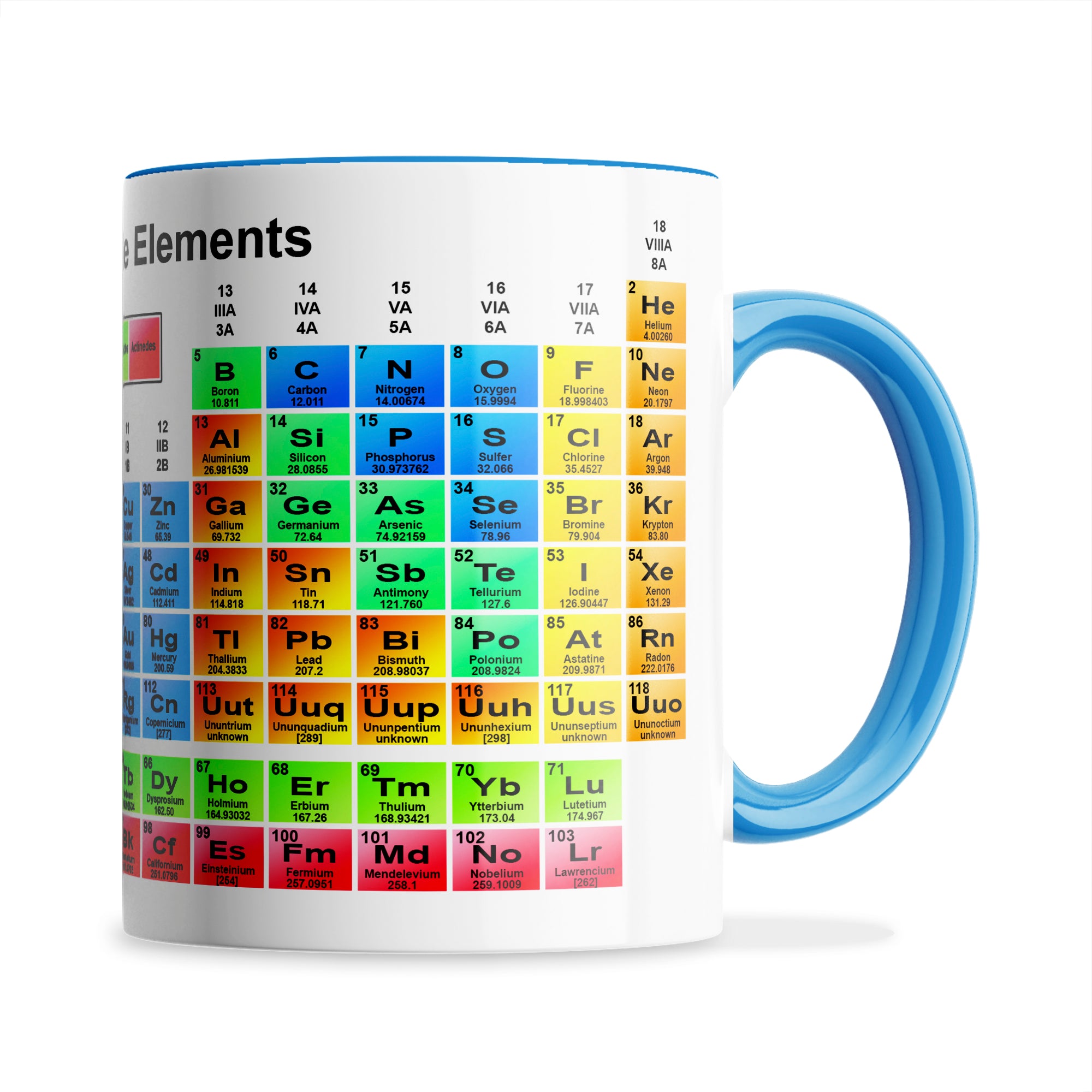 Periodic Table of the Elements Ceramic Coffee / Tea Mug