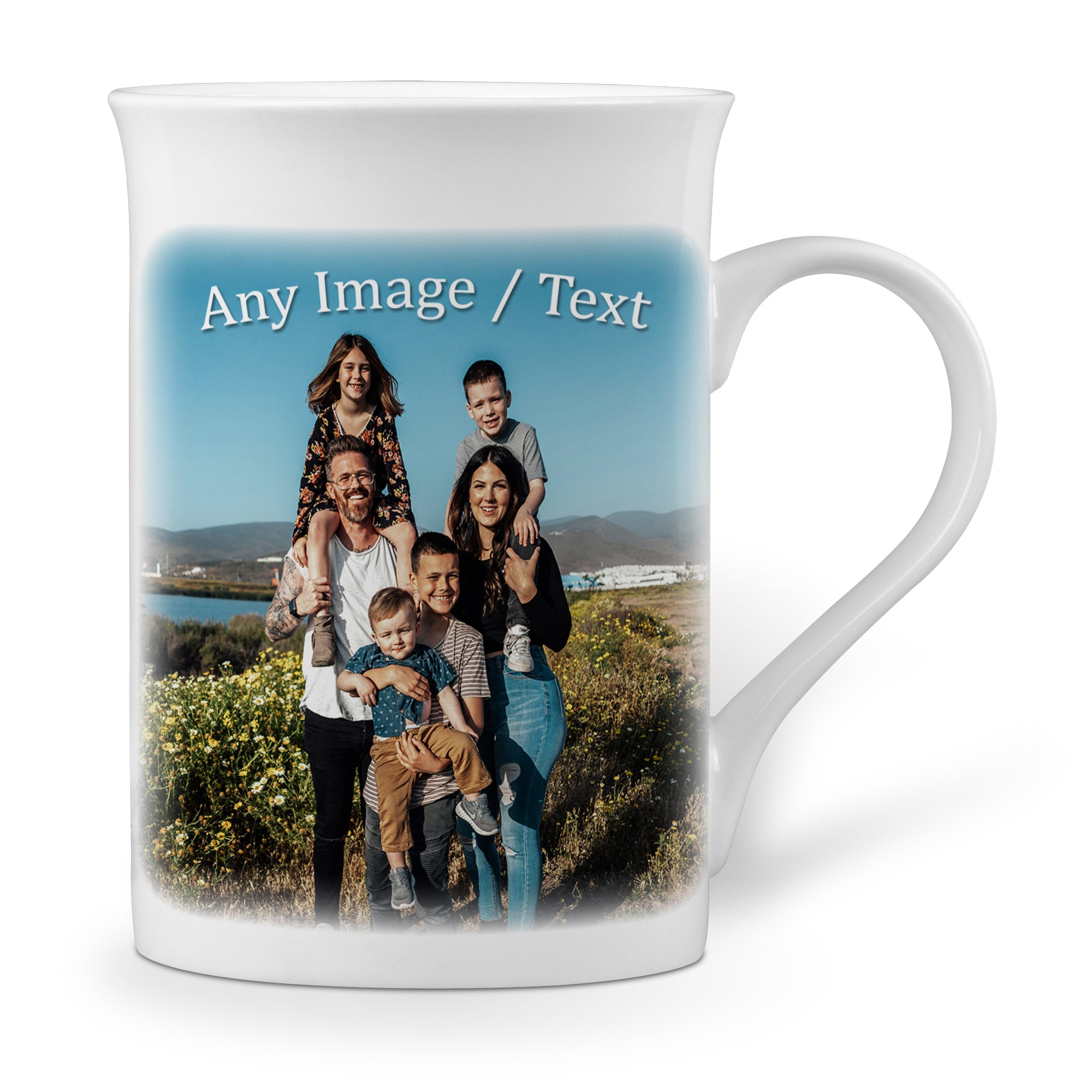 Personalised Windsor Bone China Mug – Elegant Custom Design