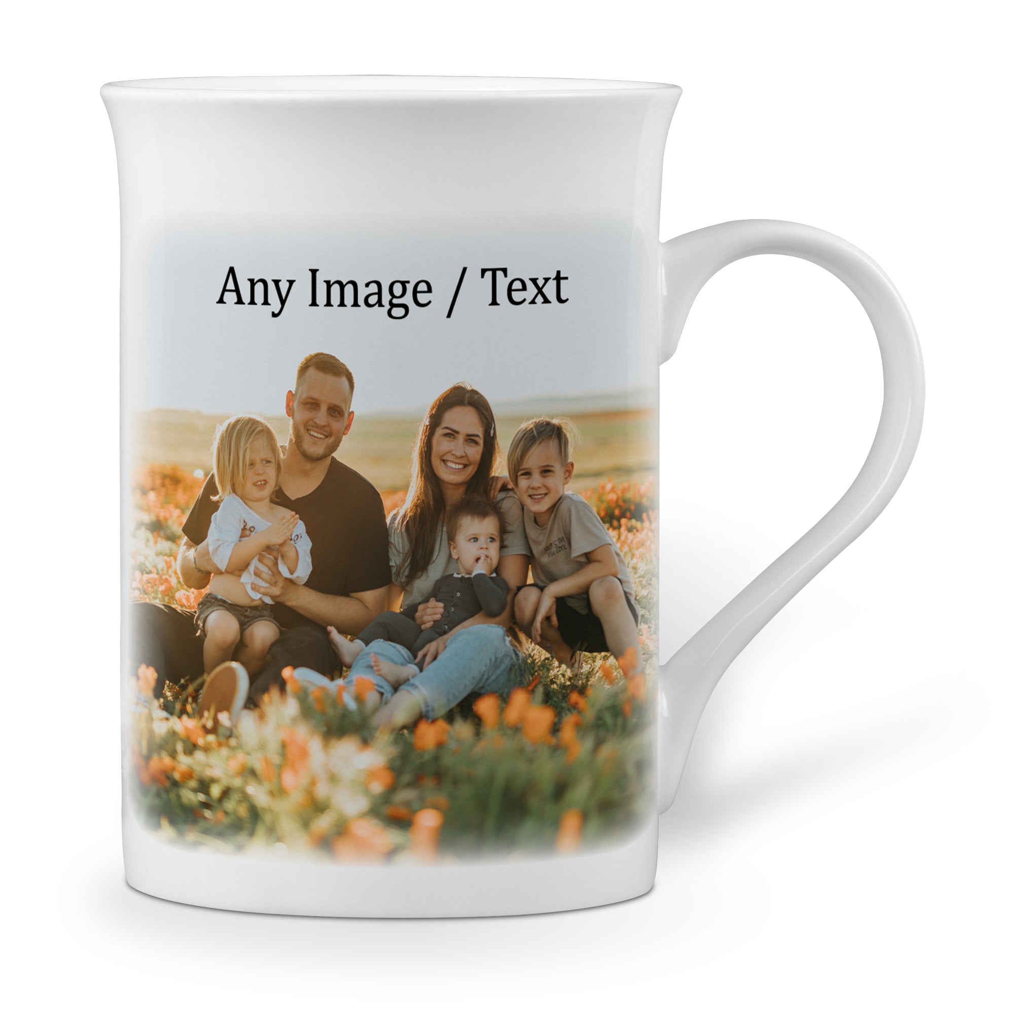 Personalised Windsor Bone China Mug – Elegant Custom Design