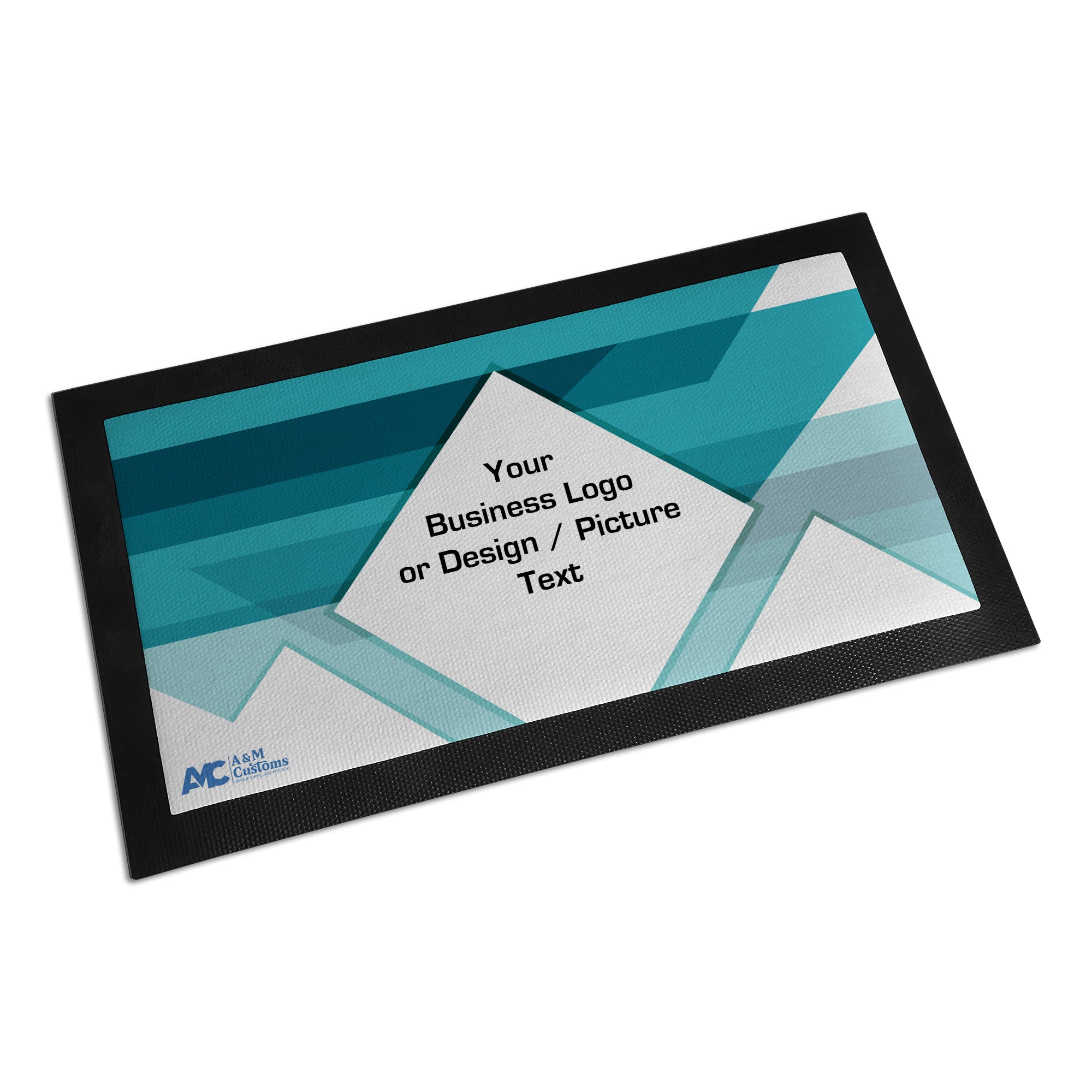 Personalised Any Image / Text Rubber Bar Runner / Mat