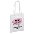 Personalised (Female Relation) You're The Best White Reusable Shopper Tote Bag